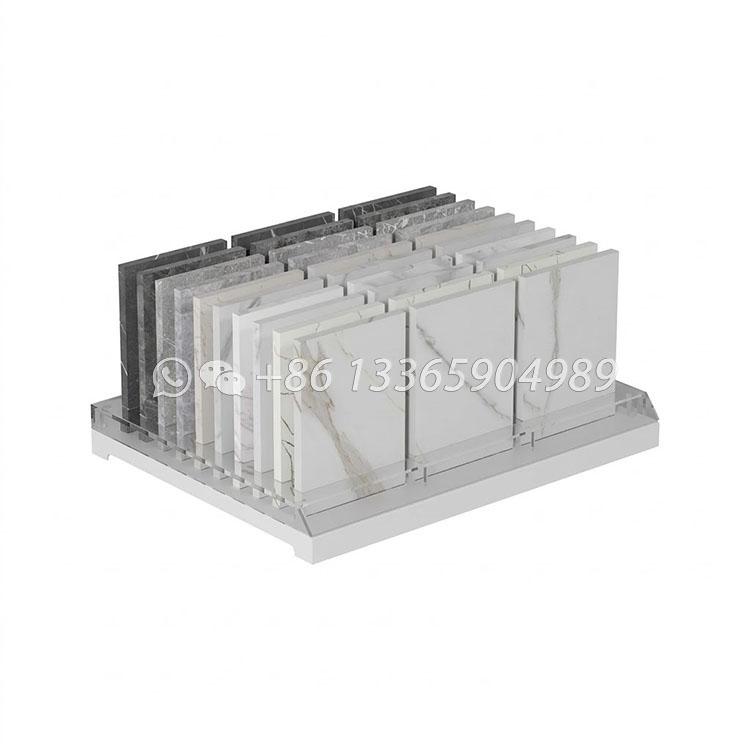 stone storage rack tile display systems-SRT041-1