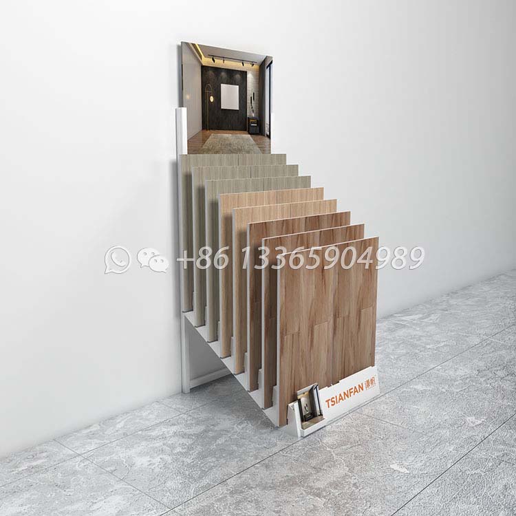 Fine wood floor tile quartz stone display stand-CT2131