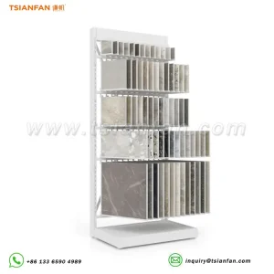 Terrazzo sample rack - Artificial stone multi-layer page turning rack