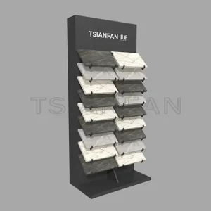 Boutique marble sample stone simple display stand floor display stand
