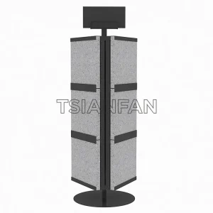 rotate display stand quartz stone display rack st-12
