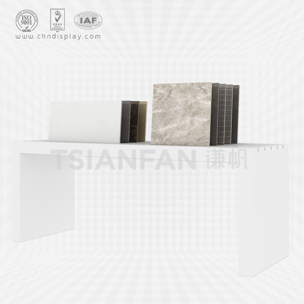 wooden table display for ceramic tile-cc2065