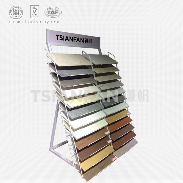 quartz stone sample wire display rack-srl047