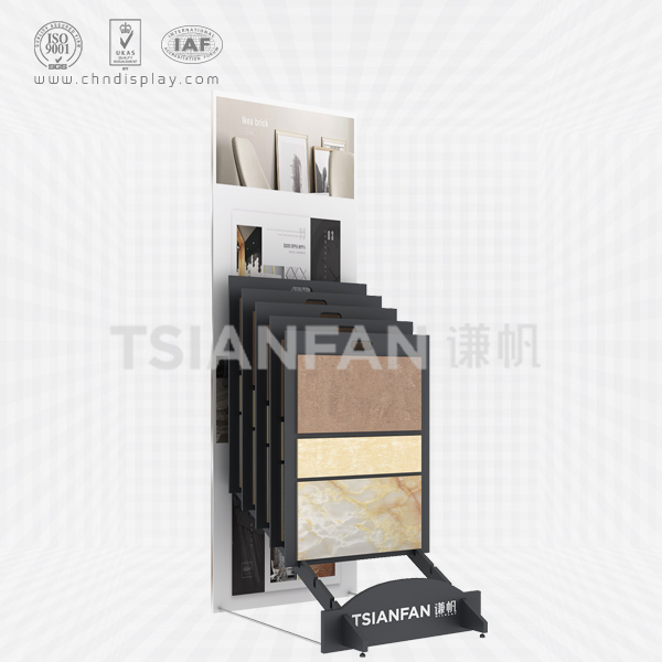 stone exhibition showcase rack-e2065