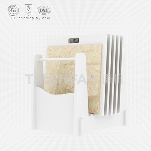 simple ceramic tile display rack-e2132