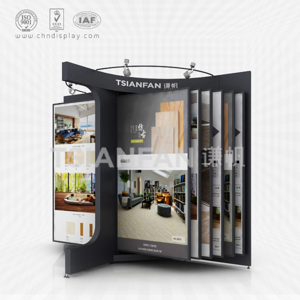 ceramic tile flip style display stand,made in china-cf2016