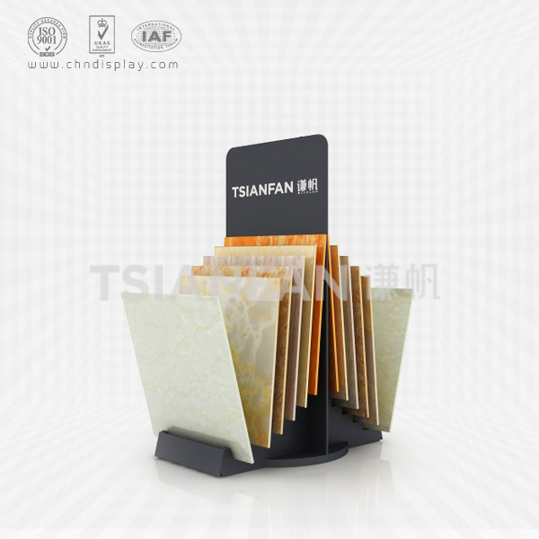 double-sided ceramic tile simple store display rack-e2016