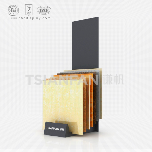 ceramic tile simple display rack,can print logo-e2027