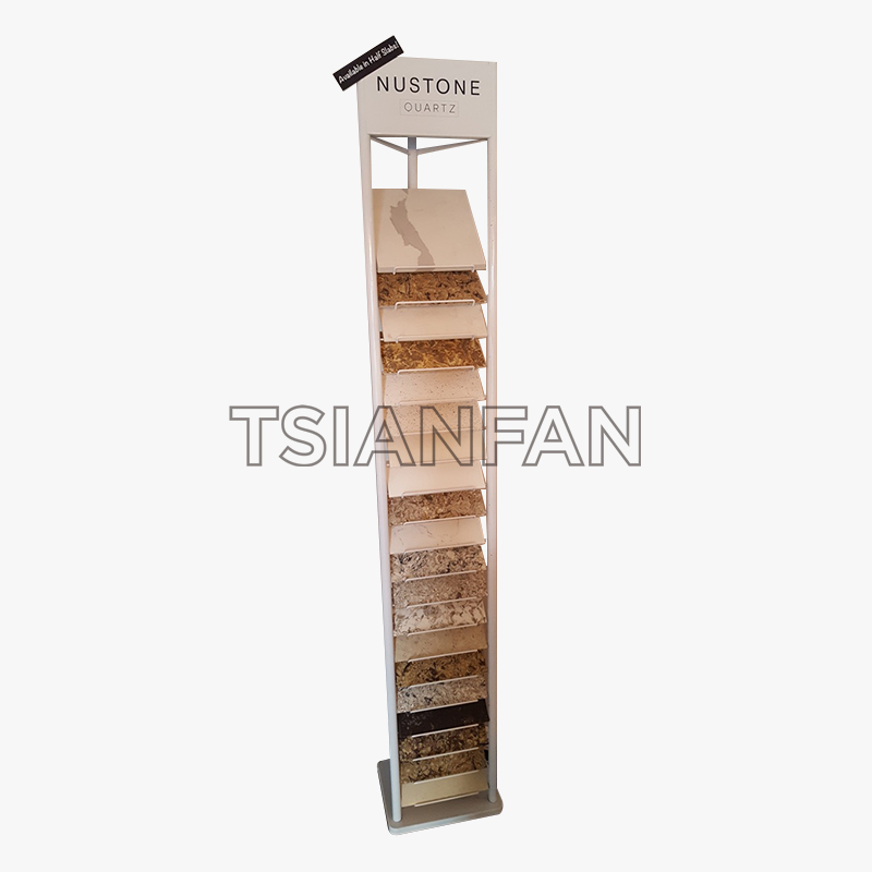 quartz stone trade show sample display stand srl004
