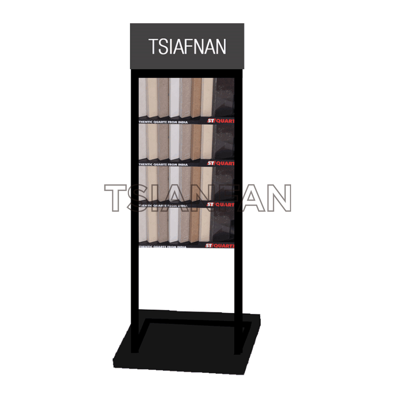 quartz stone trade show sample display stand srl133