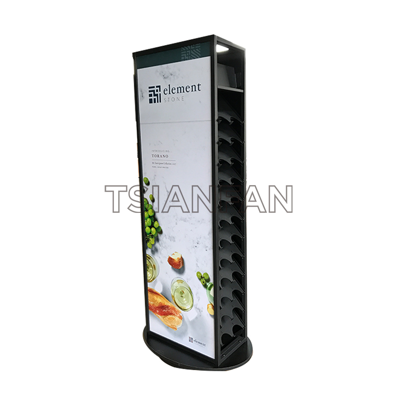 quartz stone trade show sample display stand srl135