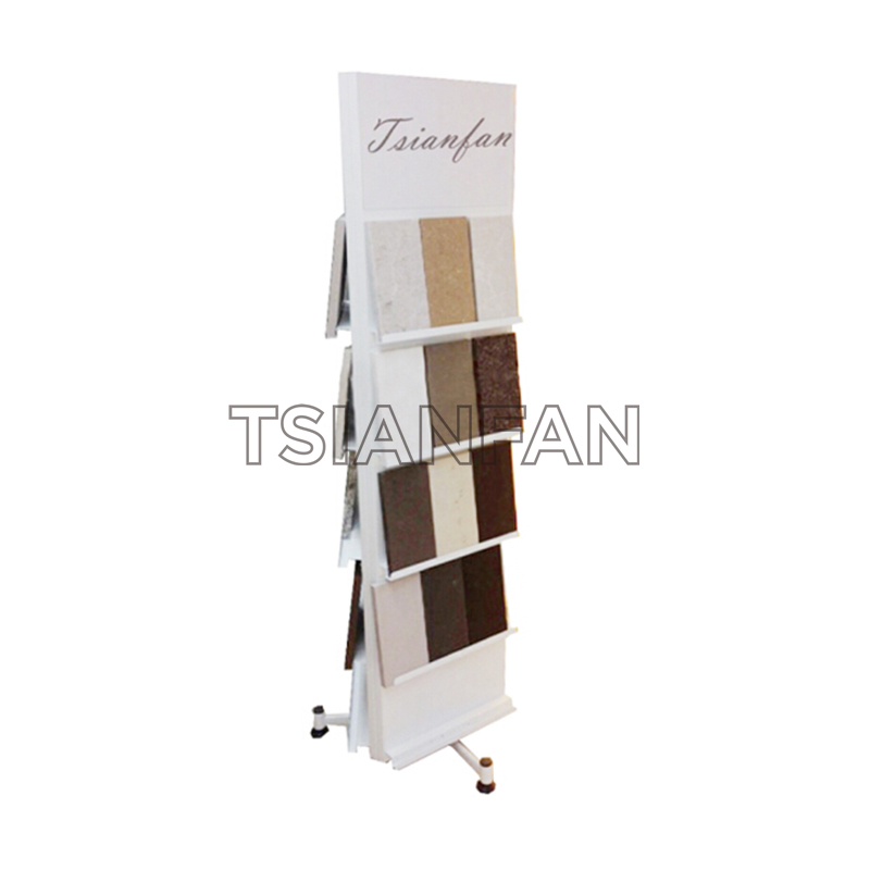 quartz stone trade show sample display stand srl141