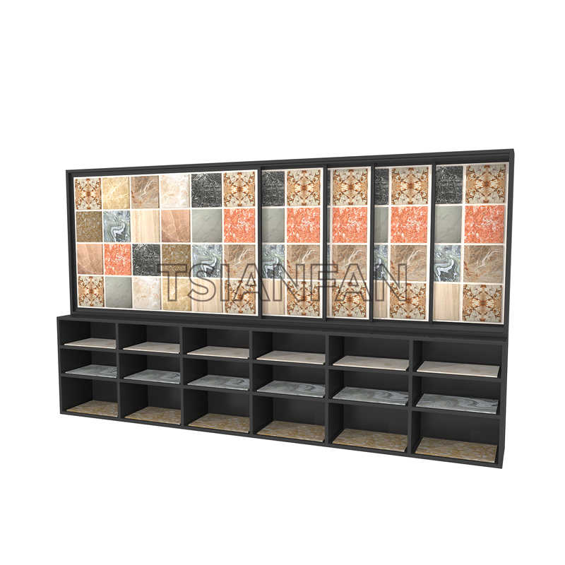 cabinet combination ceramic tile display stand-cz011