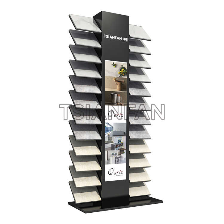 quartz stone trade show sample display stand srl920