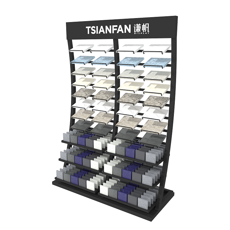 quartz stone trade show sample display stand srl921