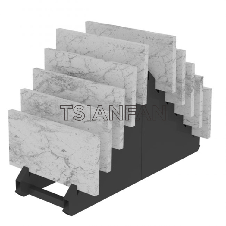small metal tile stand for showroom displays-srl224