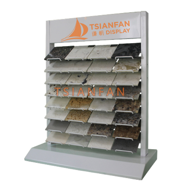 quartz marble display rack-sr123