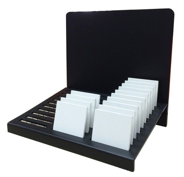 desktop display rack for quartz stone marble tile display