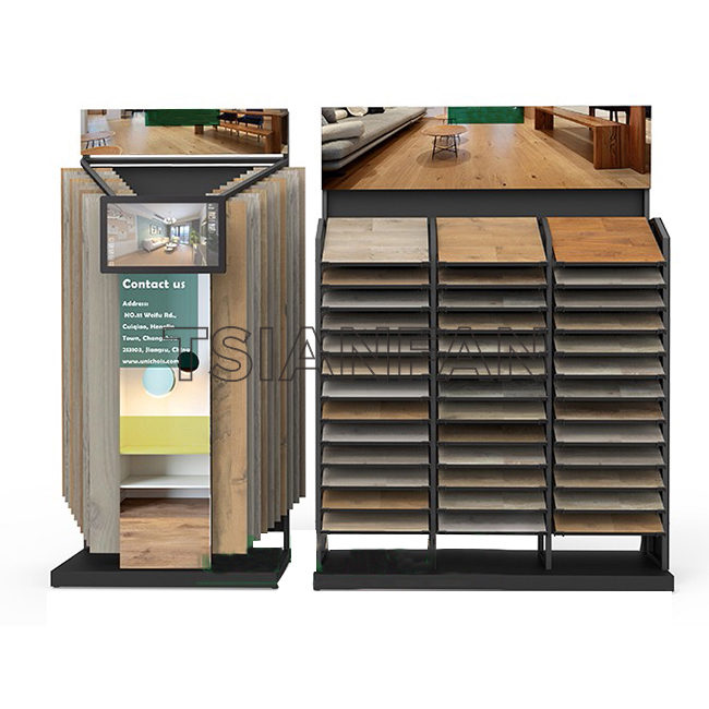 wood flooring sample display racks,vinyl flooring display stands for sale-wf2041