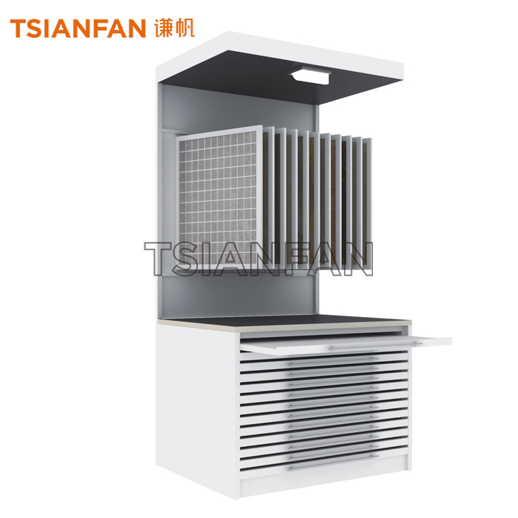 two layer combination ceramic tile display rack-cz2029