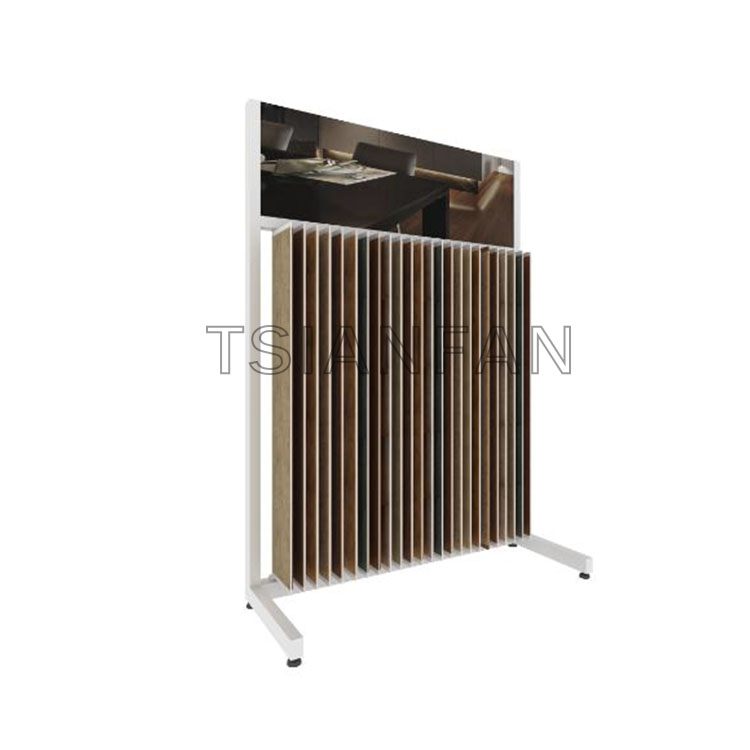 vinyl flooring timber wood flooring hardwood tower display stand-wf902