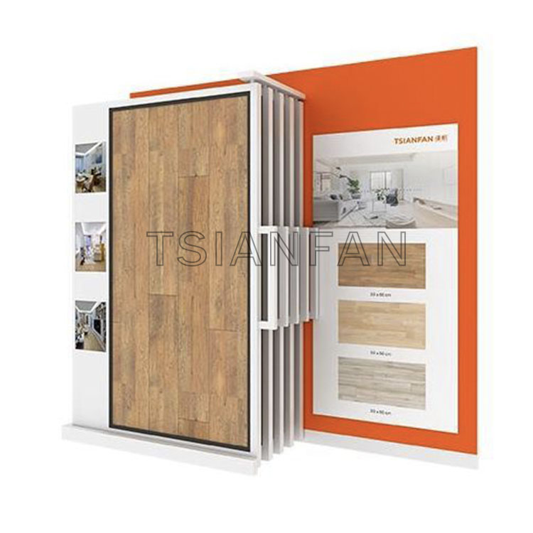 wood flooring store vinyl flooring wall panels display fixtures-wt912