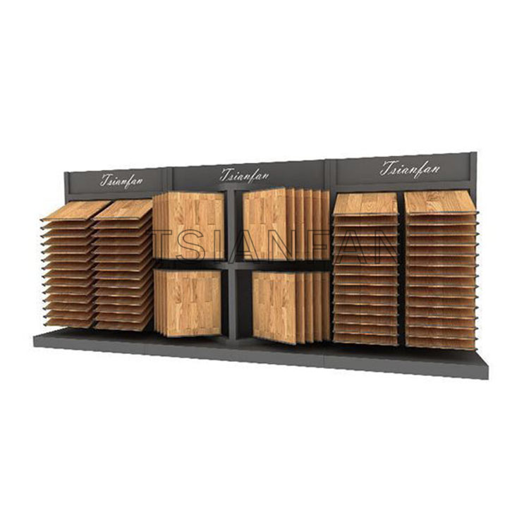 customized laminate wood flooring display stand with competitive price-wz901