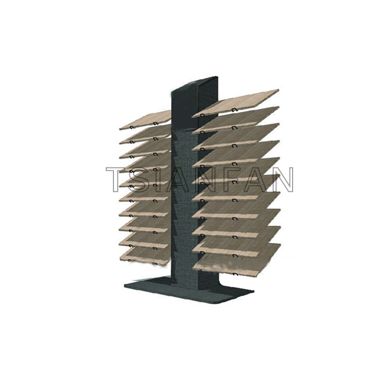 wood flooring display racks for retail-WL020