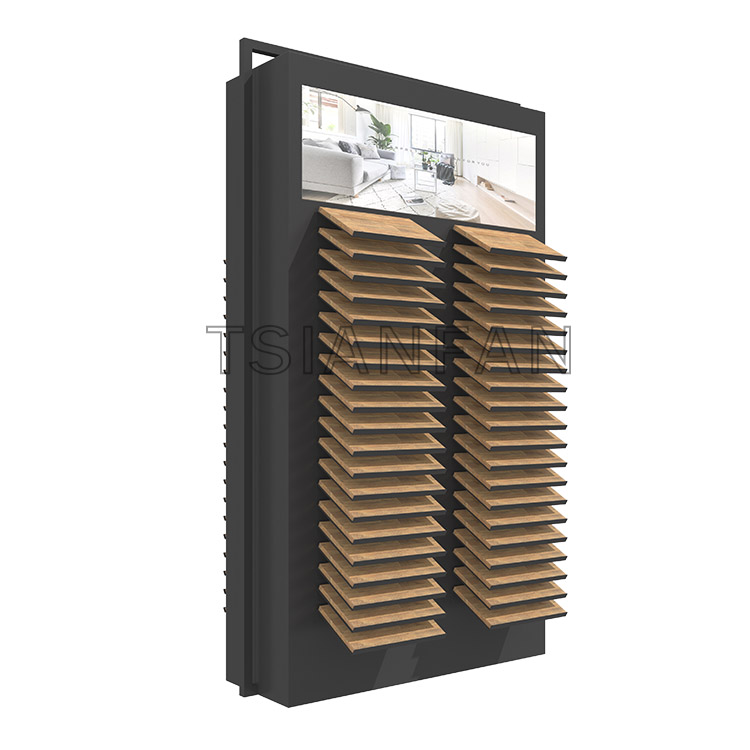wood flooring sample display boards rack-WL939