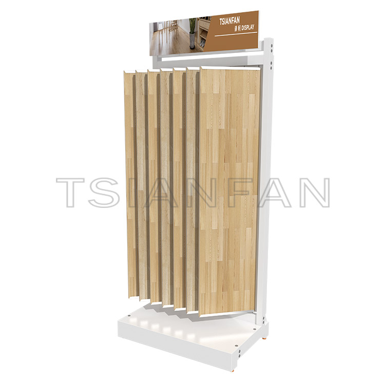 custom made laminate flooring metal steel display stand-WT808-3