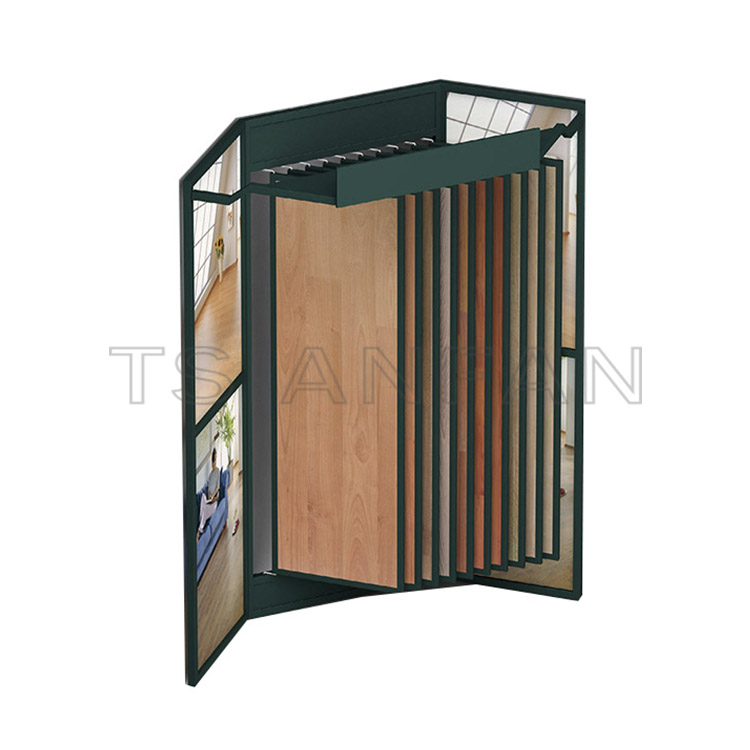 hard wood shelves display stand-WF912
