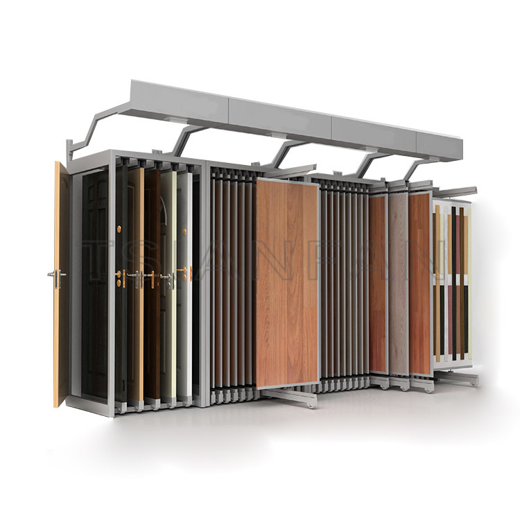 high end retail hardwood rack store display stand-WF915