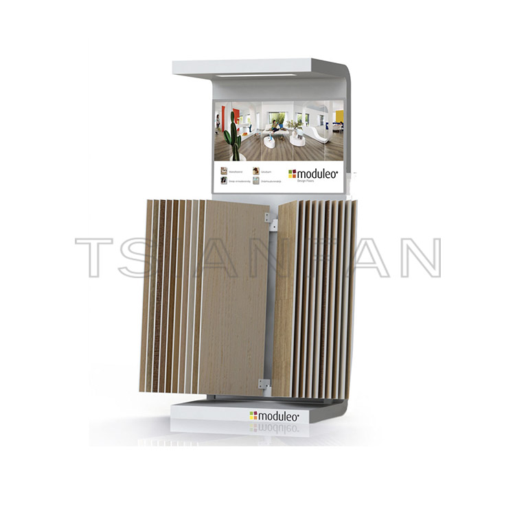 metal wire display shelf for flooring wood-WF924