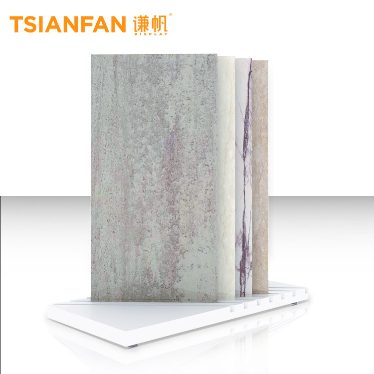 Stone tile display rack counter countertop display table metal holder table rack