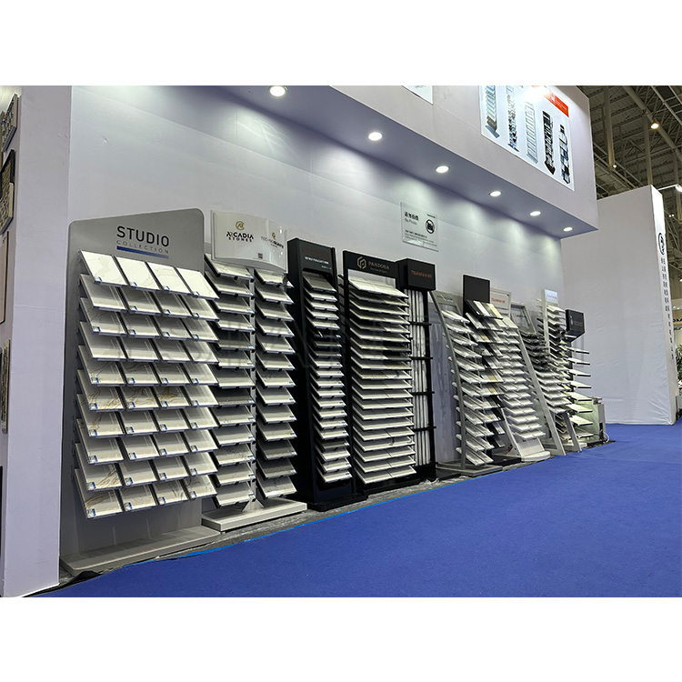 Ceramic tile sample display stand floor exhibition showroom display sales