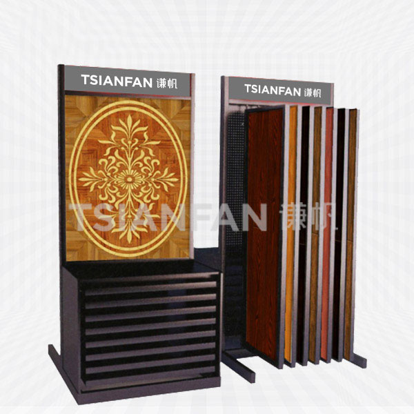 hardwood floor style display stand-wz2003