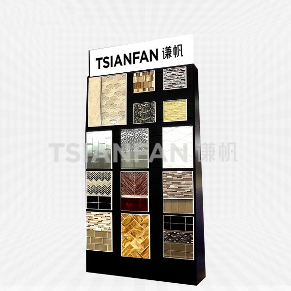 mosaic board wall display stand,black and steady-mm2037