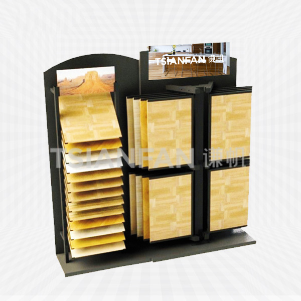 custom high quality flooring laminate display rack-wf2015