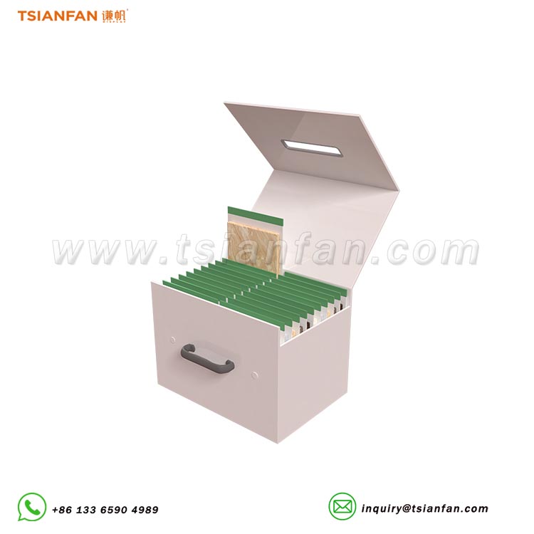 ceramic tile sample display handle box