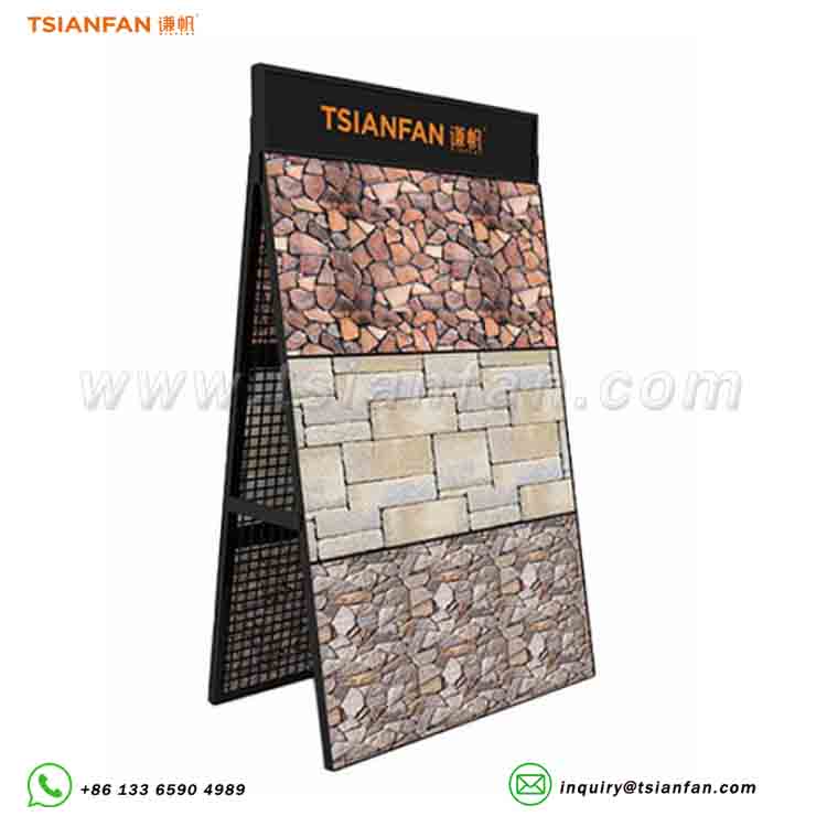 cultured stone A frame display stand tile displays-SW031