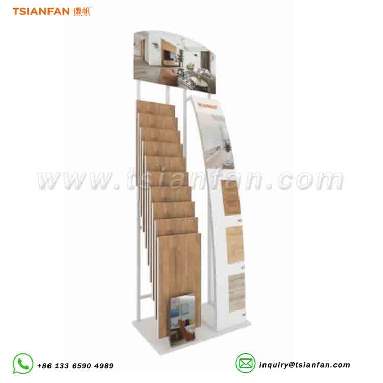 custom hardwood floor displays showroom tile display rack-WL1019