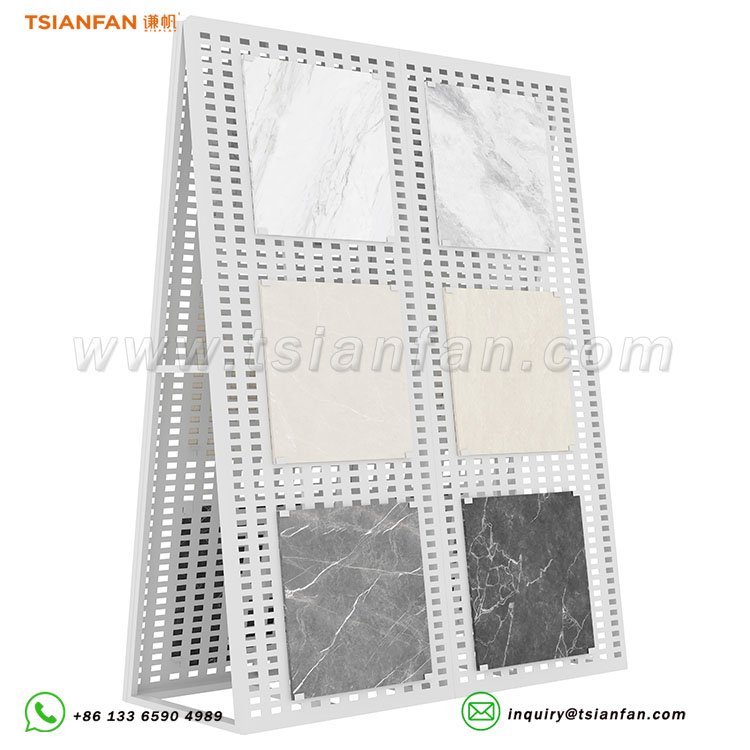 sample stone hole board storage rack stone display stand
