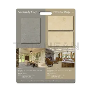 Showroom Customize design MDF board marble tile sample display board PF005-22