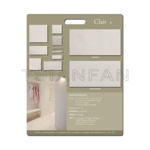 Showroom Customize design marble block stone sample display board PF005-26