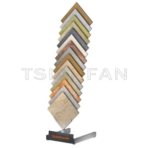 Showroom Design Tile Floor Display Rack Metal Shelves For Sale