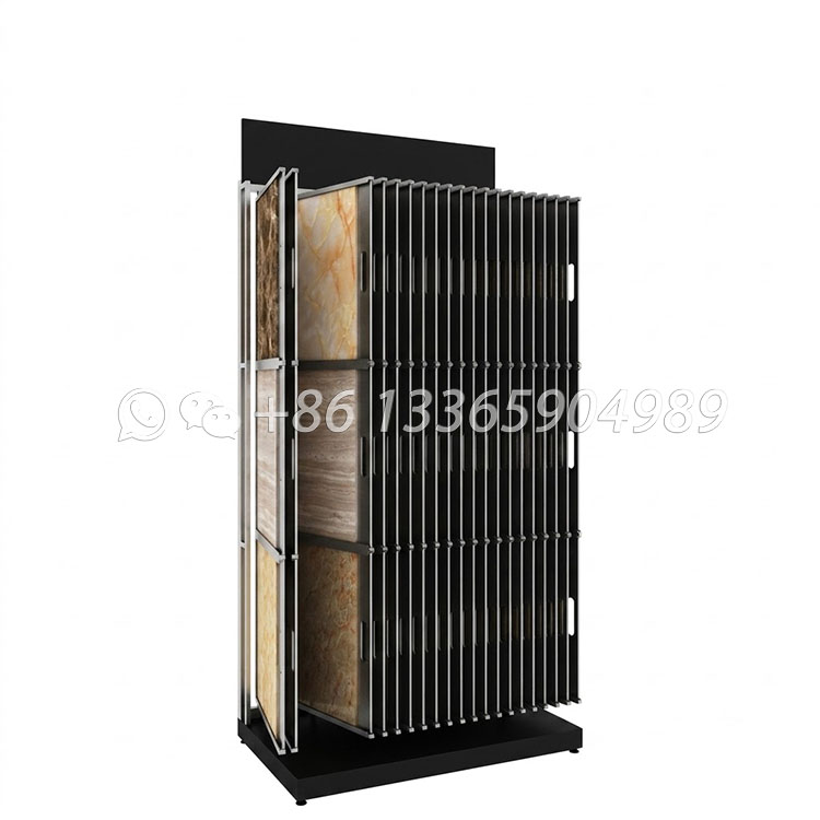 turning ceramic tile stone display stand-cf2073
