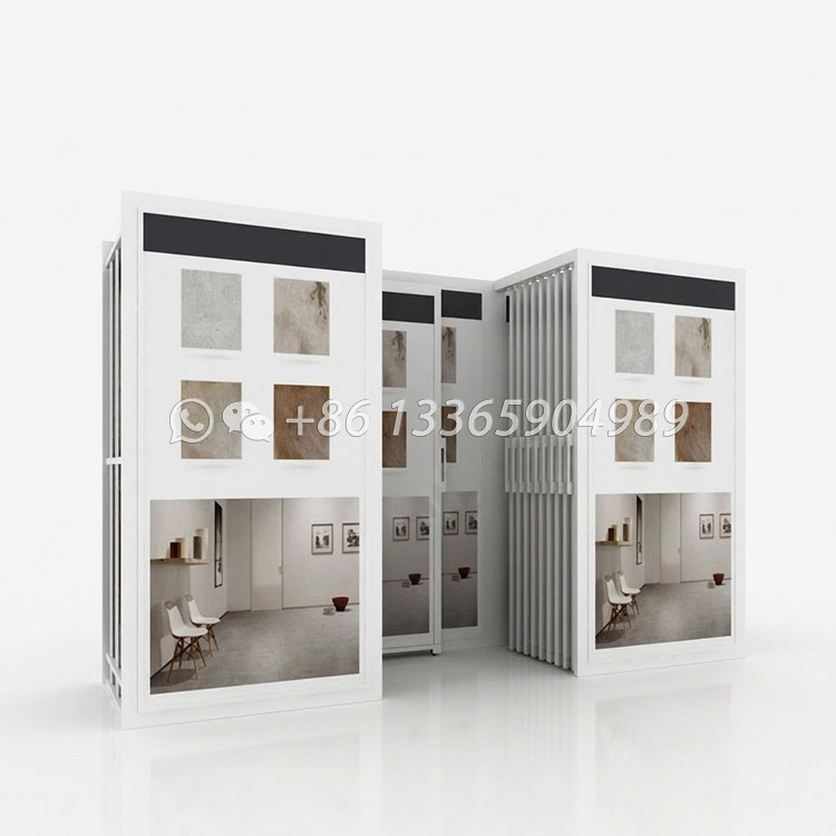 ceramic tile store opening ceremony sample display stand-ct2043