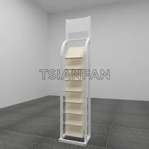 marble simple sample display stand stone quartz display rack st-46 stone display