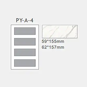 quartz stone sample book acrylic china manufacturer py-g-4