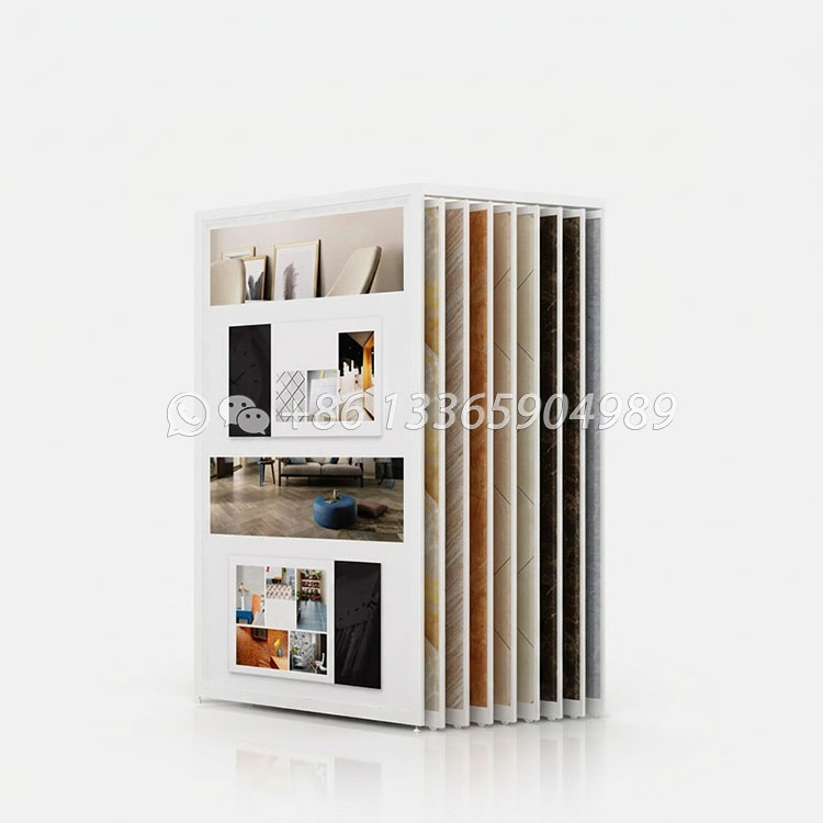 ceramic tile showroom display cabinets,diagonal pull out style-ct2014